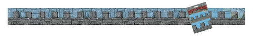 Castle Stone Wall Top And Sky Background