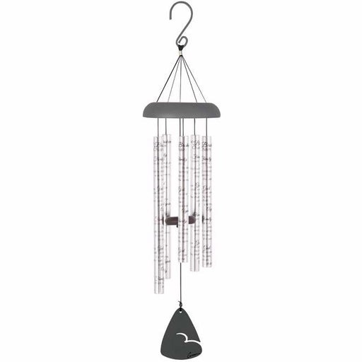 Wind Chime-Sonnet-Family Chain-Silver/Brown (30")