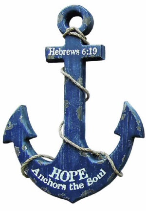 Wall Art-Anchor-Hope Anchors The Soul (12.5" x 19"