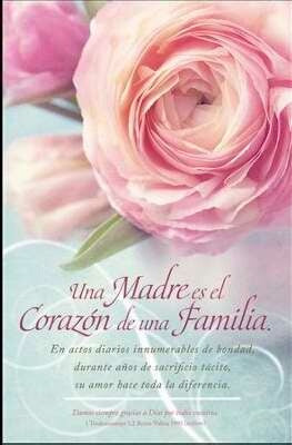 Mother Is The Heart Of A Family (-Spanish Bulletin