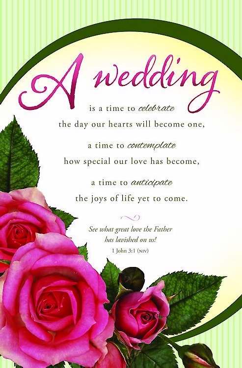 Bulletin-Wedding Is A Time To Celebrate (Pack Of 100) (Pkg-100)