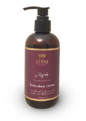 Bath Scents-Myrrh Hand & Body Lotion W/ Pump-8 oz