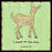 Plaque-Mini-Young At Heart/Deer (For Wall Or Table) (6 x 6)
