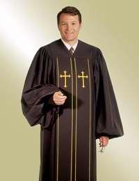 Clergy Robe-Pilgrim-H3/P02-Black