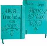 Notebook-Hope Anchors The Soul w/Elastic Band Closure