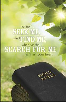Bulletin-Ye Shall Seek Me And Find Me (Jeremiah 29:13) (Pack Of 50) (Pkg-50)