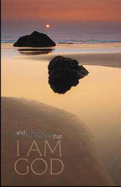 Bulletin-Be Still And Know That I Am God (Psalm 46:10) (Pack Of 50) (Pkg-50)