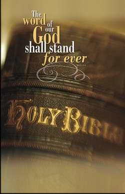 Bulletin-Word Of Our God Shall Stand Forever (Isaiah 40:8) (Pack Of 100) (Pkg-100)