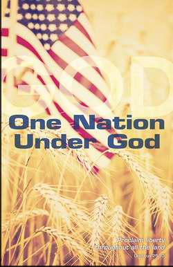 Bulletin-One Nation Under God Proclaim Liberty (Leviticus 25:10) (Pack Of 50) (Pkg-50)