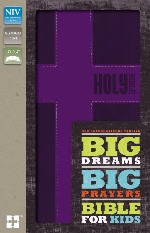 NIV Big Dreams, Big Prayers Bible For Kids-Purple Duo-Tone