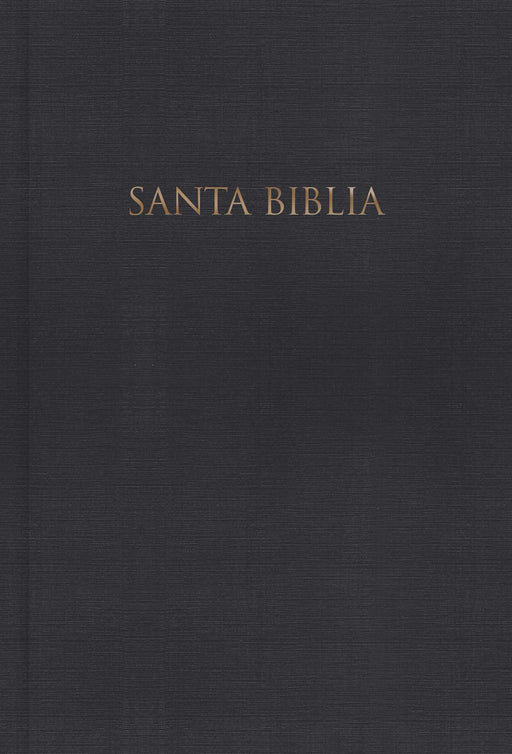 Span-RVR 1960 Giant Print Reference Bible-Black Hardcover Indexed (Biblia Letra Grande Con Referencias)