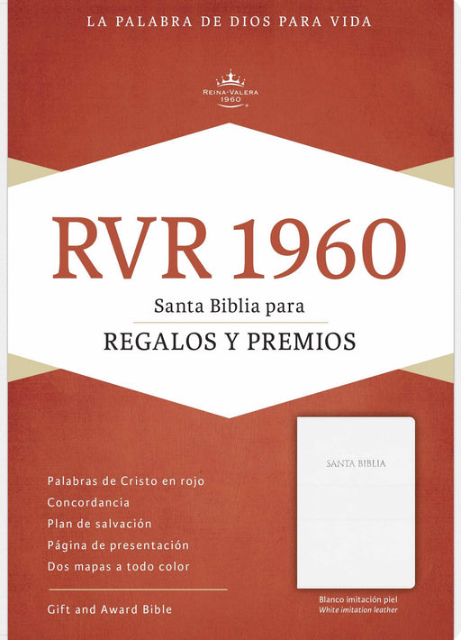 Span-RVR 1960 Gift And Award Bible-White Imitation Leather (Biblia Para Regalos Y Premios)
