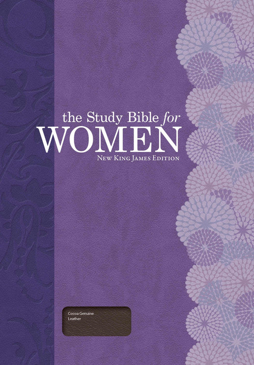 NKJV Study Bible For Women-Cocoa Genuine Leather