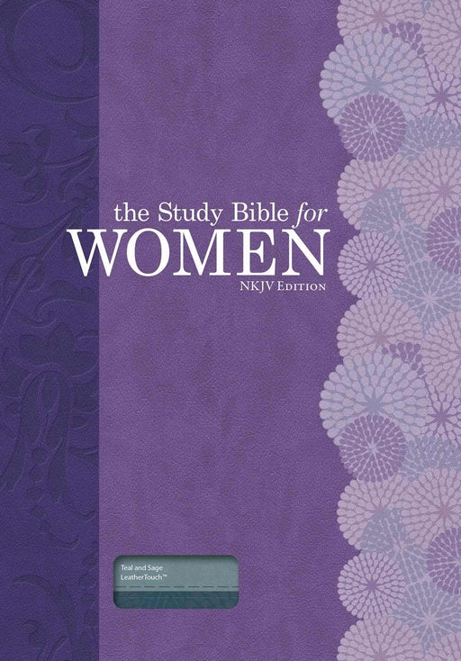 NKJV Study Bible For Women-Teal/Sage LeatherTouch