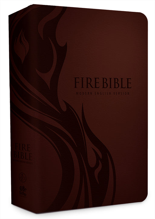 MEV Fire Bible-Brown LeatherLike