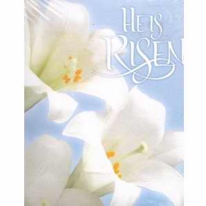 Bulletin-He Is Risen (Easter)-Legal Size (Pack Of 100)