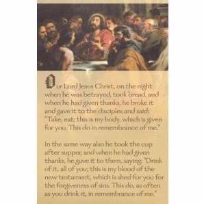 Bulletin-Last Supper (Pack Of 100)