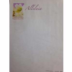 Letterhead-Alleluia (Easter) (Pack Of 100)