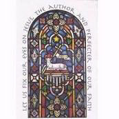 Bulletin-Stain Glass Window (Pack Of 100)