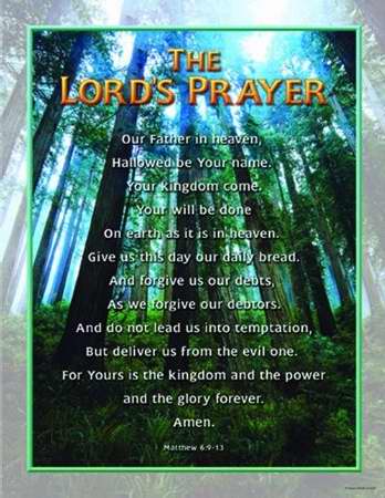 Chart-The Lord's Prayer (17" x 22")