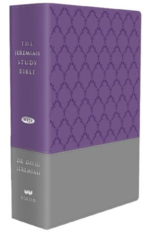 NKJV Jeremiah Study Bible-Purple/Gray Burnished w/