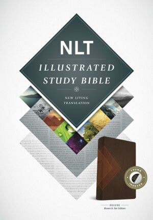 NLT2 Illustrated Study Bible-Brown/Tan TuTone Inde