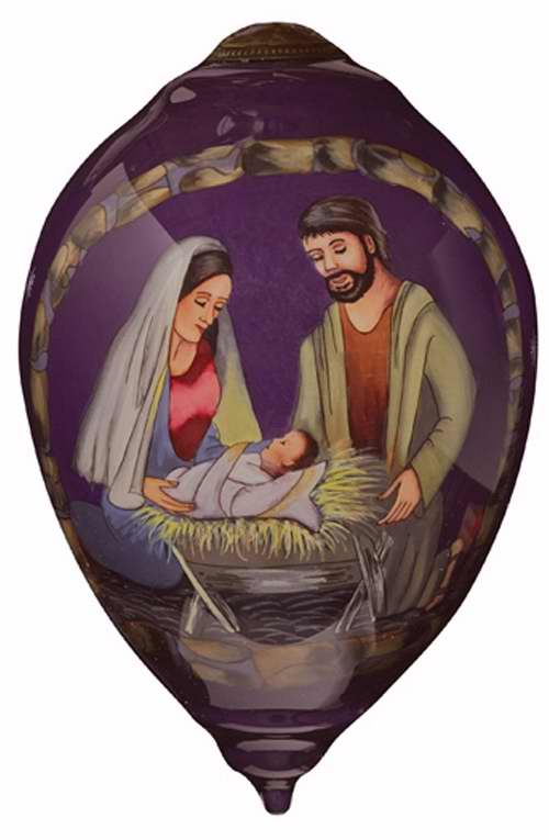 Ornament-Ne'Qwa Art-Nativity-Princess Shape (5.5")