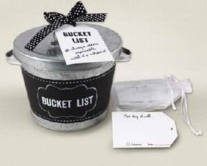 Bucket-Bucket List -Metal (7 x 7 x 6)
