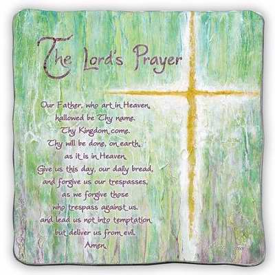 Artmetal-Multiple Blessings-The Lord's Prayer w/Easel Back (5" Square )