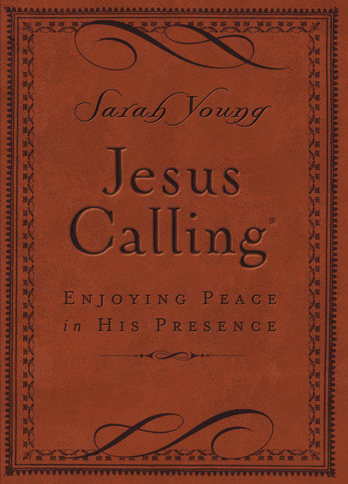Jesus Calling (Deluxe Edition)-Brown LeatherSoft