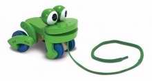Toy-Frolicking Frog Pull Toy (18+Months)