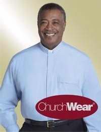Clerical Shirt-Long Sleeve Tab Collar-15X34/35-Blue