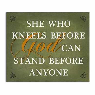 Wall Plaque-She Who Kneels