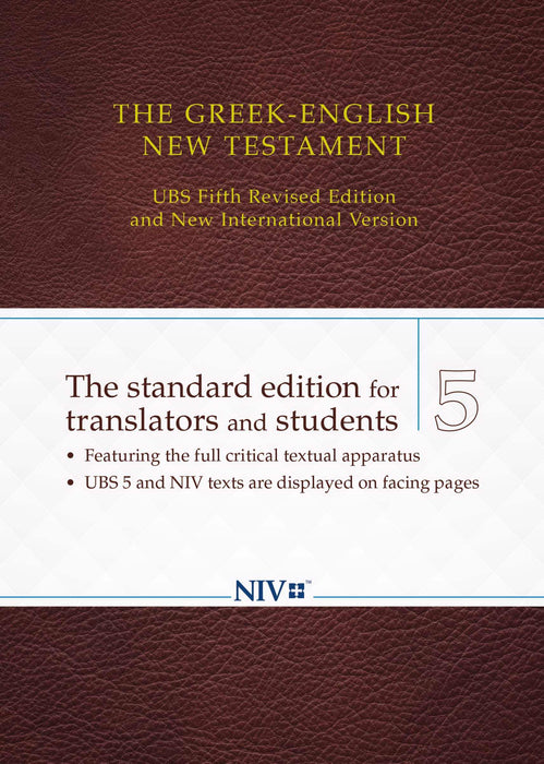 NIV/UBS Greek-English New Testament (Fifth Revised Edition)-Flexcover