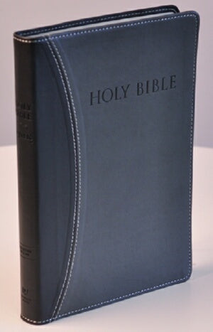 KJVER Thinline Bible/Personal Size-Black/Grey Ultr