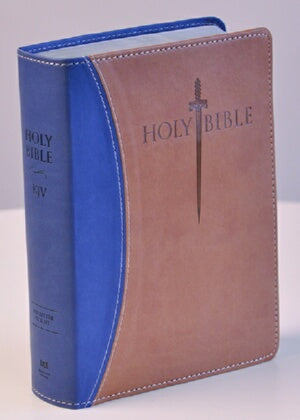 KJV Sword Study Bible/Giant Print-Blue/Tan Ultraso