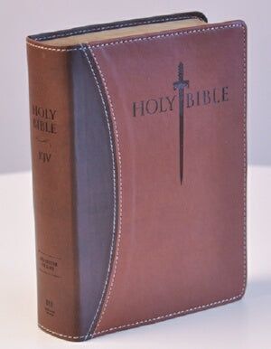 KJV Sword Study Bible/Giant Print-Dark Brown/Light