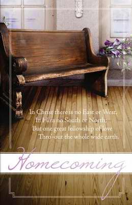 Bulletin-Church Homecoming: In Christ (Pack Of 100)  (Pkg-100)