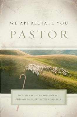 Bulletin-We Appreciate You Pastor (Pack Of 100 )  (Pkg-100)