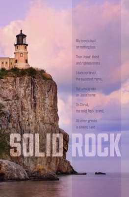 Bulletin-Solid Rock (Pack Of 100)  (Pkg-100)