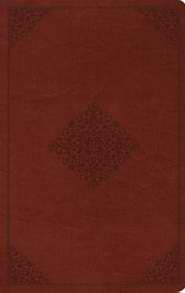 ESV Value Thinline Bible-Tan Ornament Design TruTone