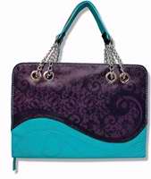 Bible Cover-Purple Wave-Large