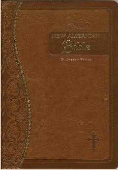 NABRE St. Joseph Edition Medium Size Gift Bible-Brown Dura-Lux Imitation Leather