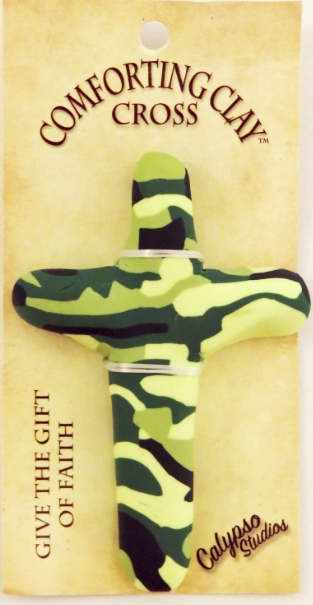 Pocket Cross-Comforting Clay-Camouflage (3")