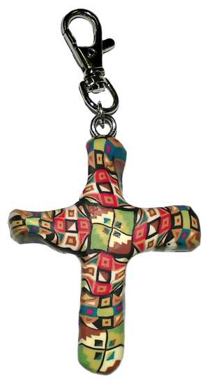 Clip-Comforting Clay Cross-Patchwork (3")
