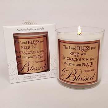 Candle-Pomegranate (New Fragrance)-Lord Bless You (3")