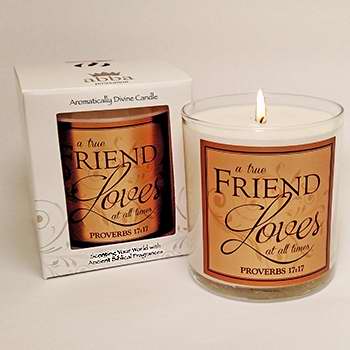 Candle-Red Curant-True Friend Loves (3")