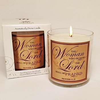 Candle-Myrrh-Woman Who Honors (3")