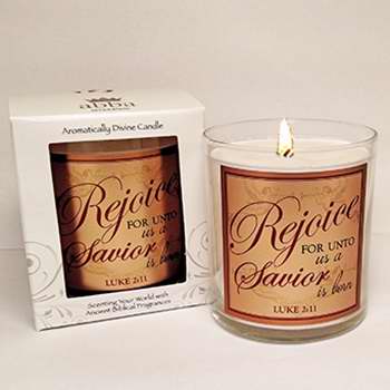 Candle-Frankincense & Myrrh-Rejoice (3")