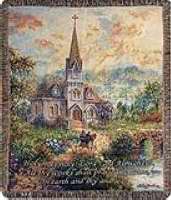 Throw-Holy Holy Holy/Church (Tapestry) (50 x 60)
